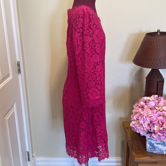 Dolce & Gabbana Fuschia Pink Lace Dress - Picture 6 of 16